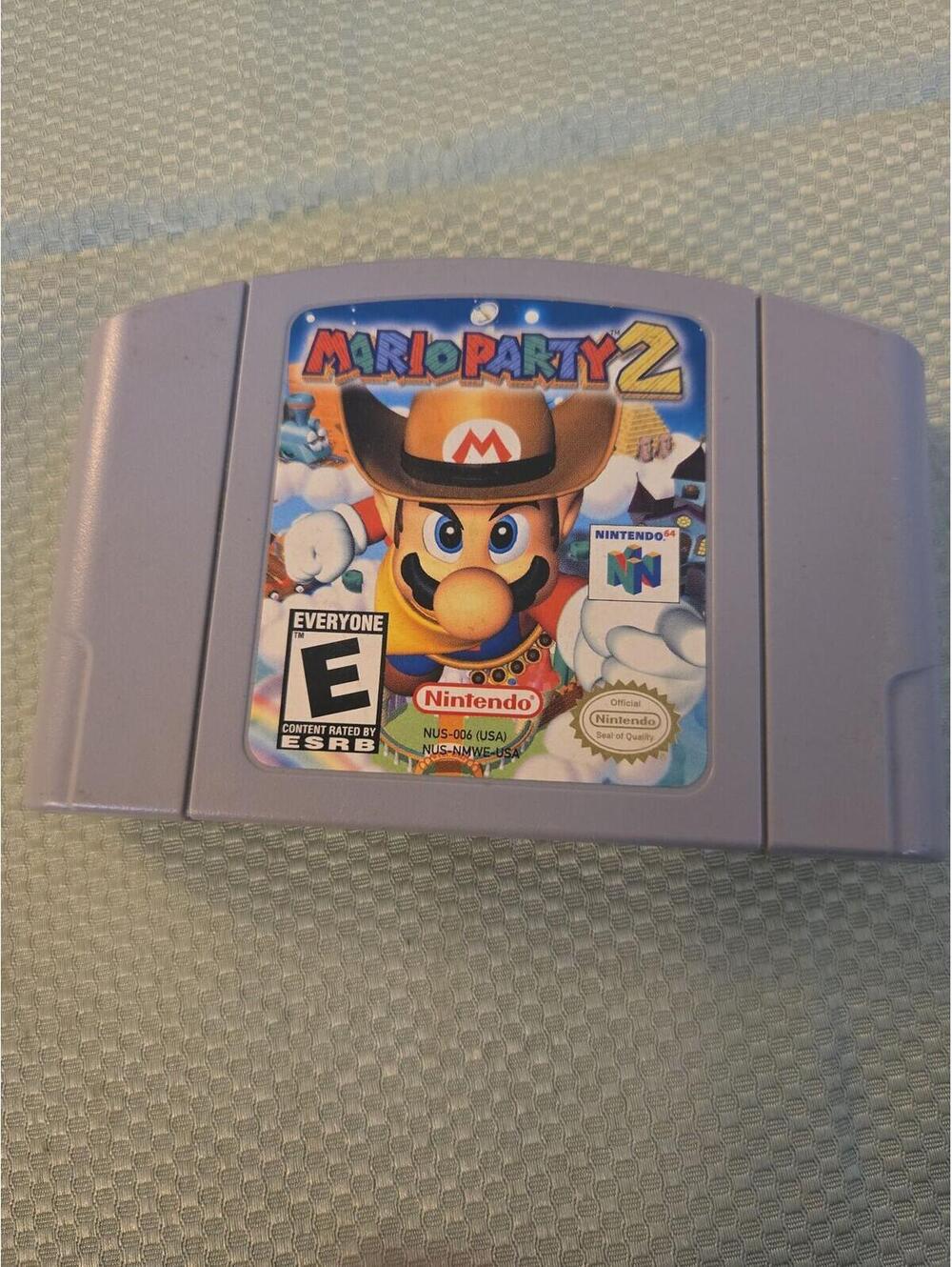 Mario Party 2 Nintendo 64 Game Cartridge - Authentic N64